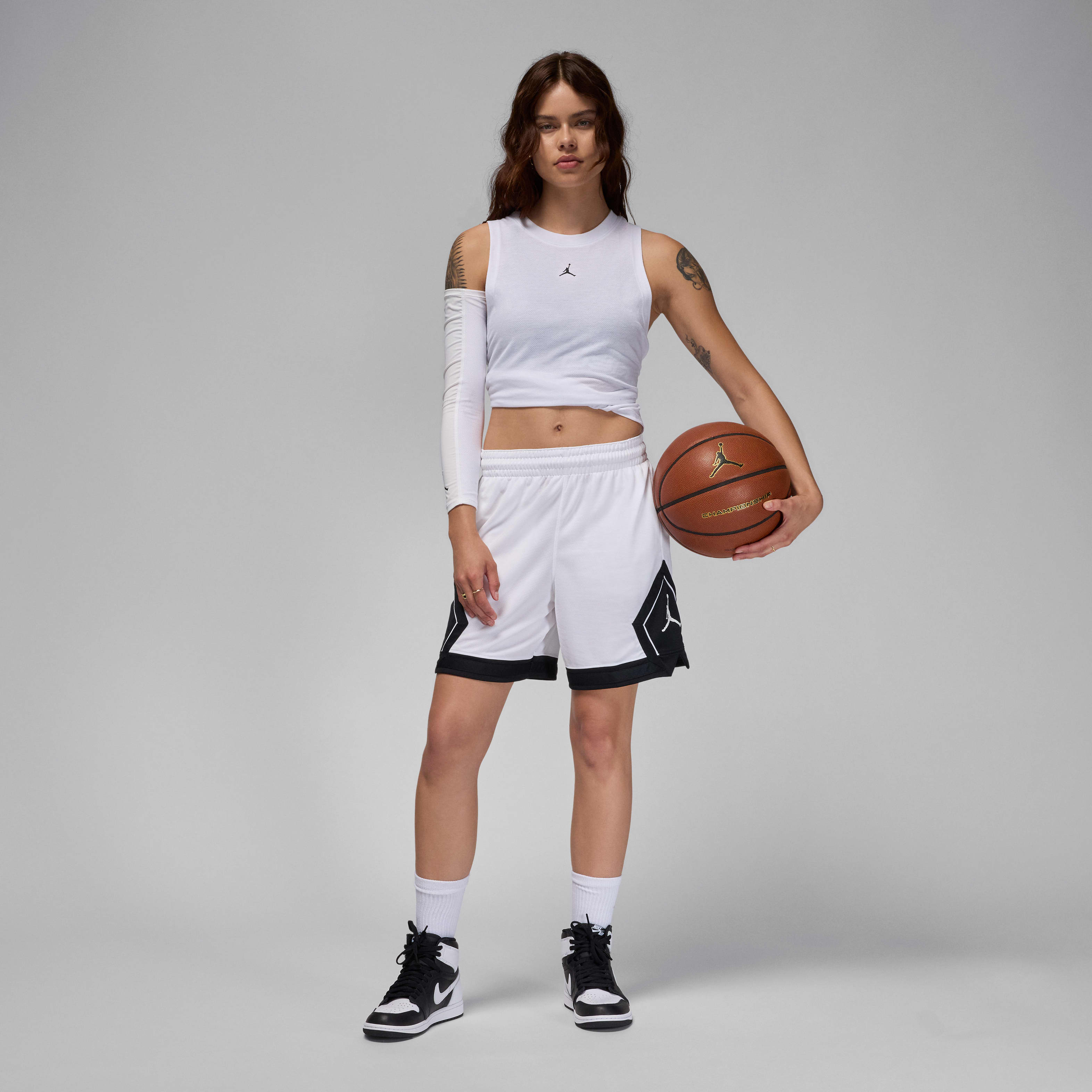 ☆NIKE☆Jordan Sport Women's 4\" Diamond Shorts Jordan Sport Women's Dri-FIT 4